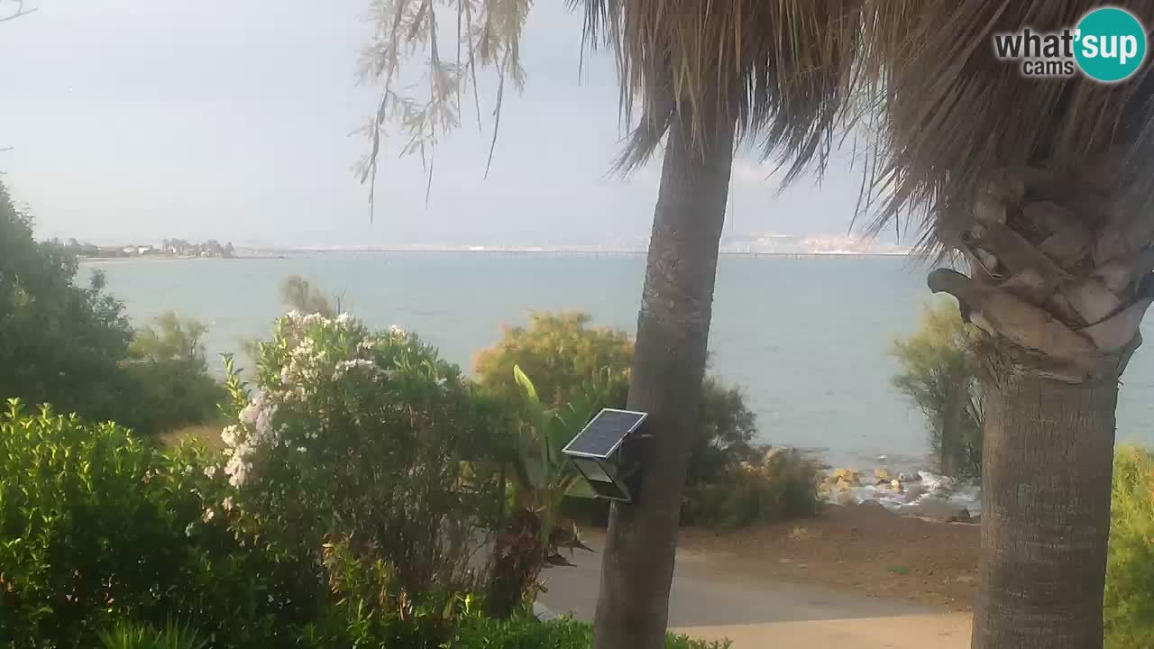 Live Webcam Capoterra – La Maddalena Strand – Sardinien – Italien