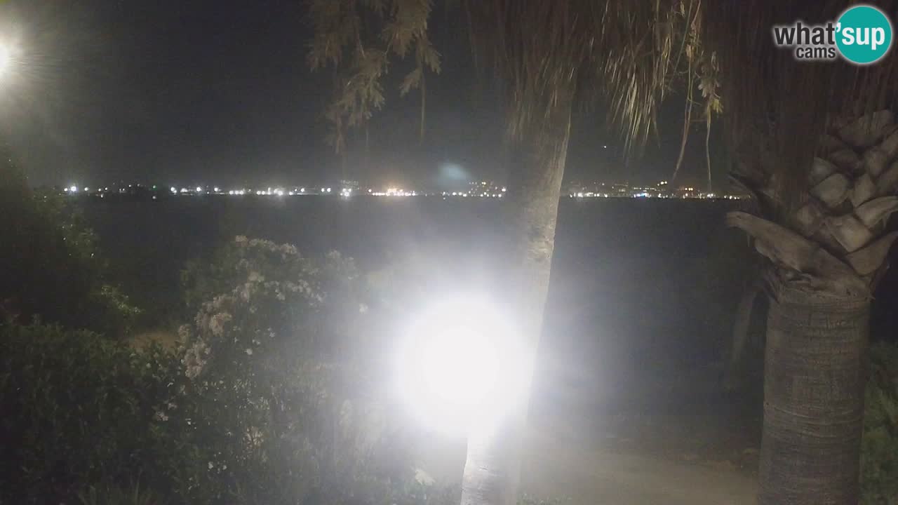 Webcam en direct Capoterra – Plage de La Maddalena – Sardaigne – Italie