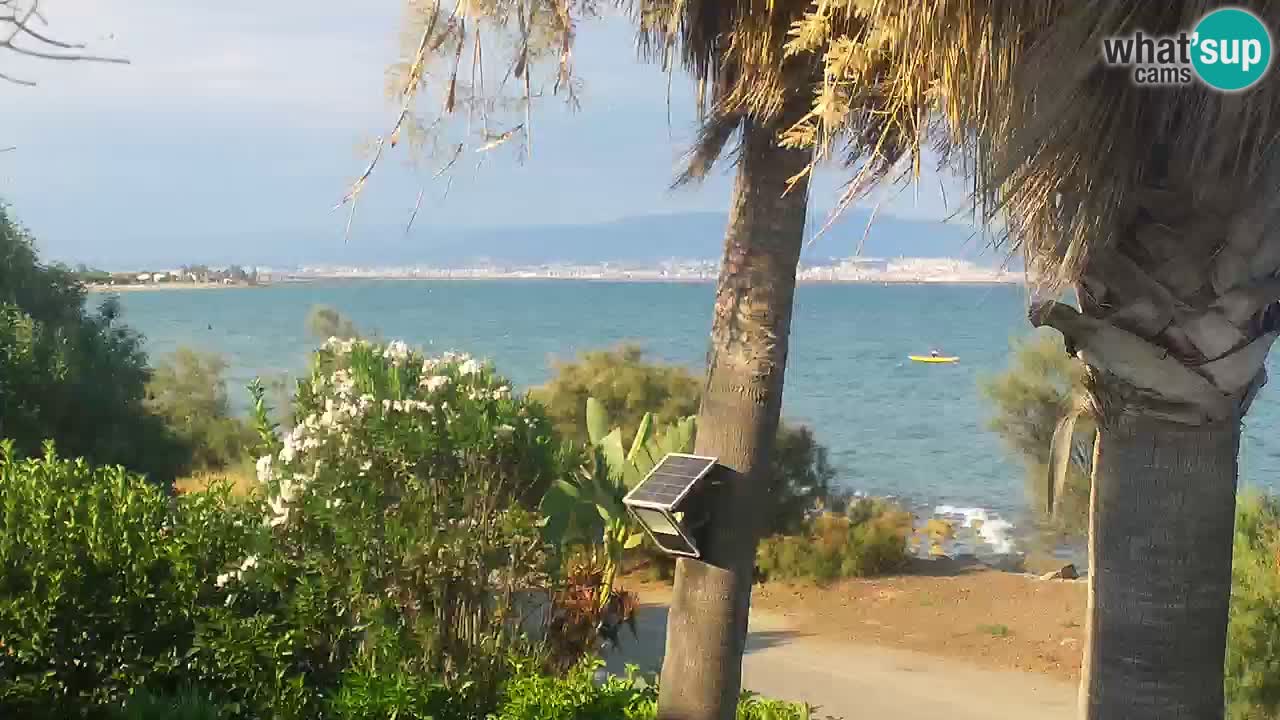 Live webcam Capoterra – La Maddalena beach – Sardinia – Italy