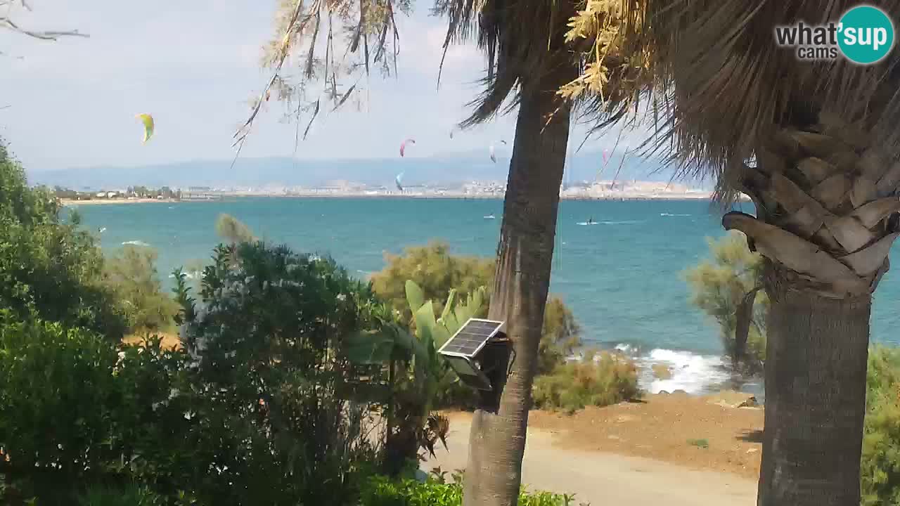 Spletna kamera v živo Capoterra – plaža La Maddalena – Sardinija – Italija