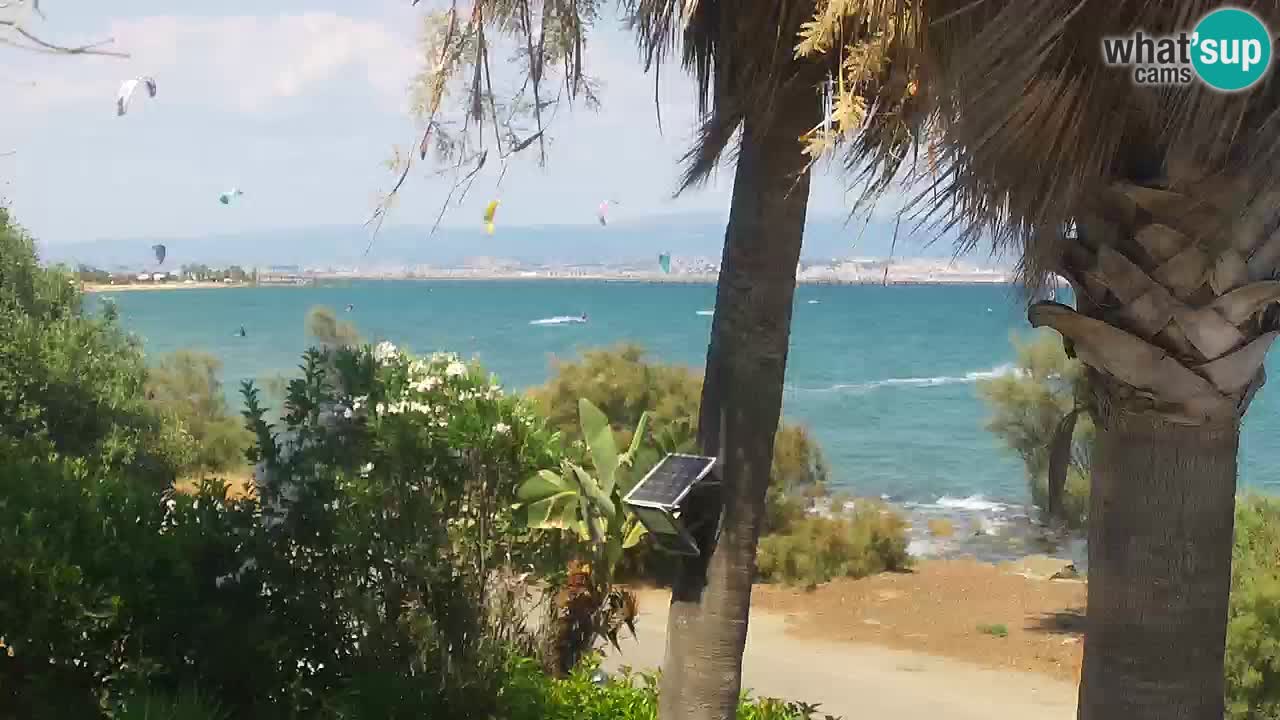 Spletna kamera v živo Capoterra – plaža La Maddalena – Sardinija – Italija