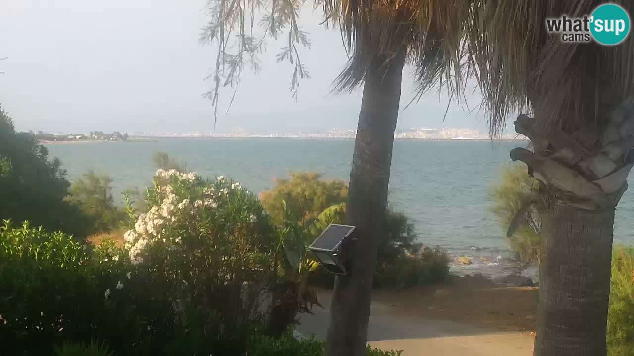 Live webcam Capoterra – La Maddalena beach – Sardinia – Italy