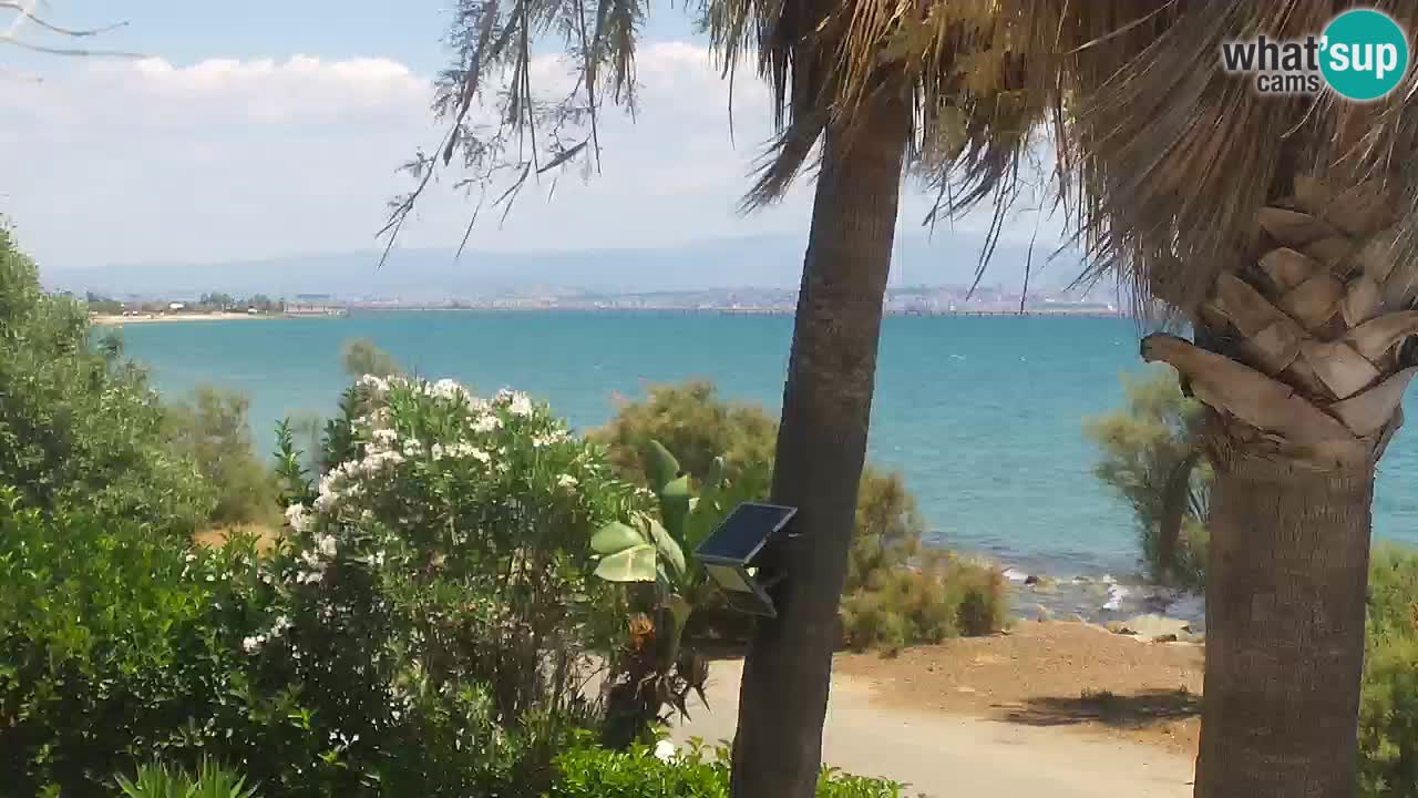 Live Webcam Capoterra – La Maddalena Strand – Sardinien – Italien