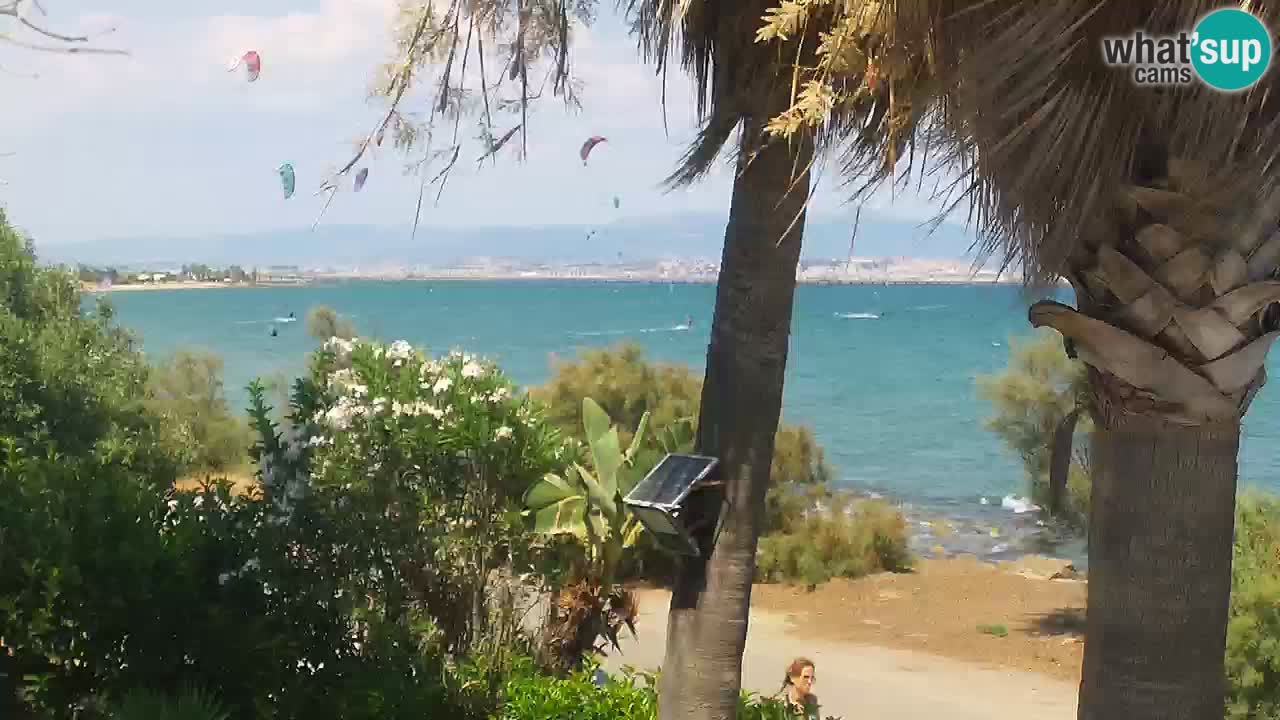 Spletna kamera v živo Capoterra – plaža La Maddalena – Sardinija – Italija