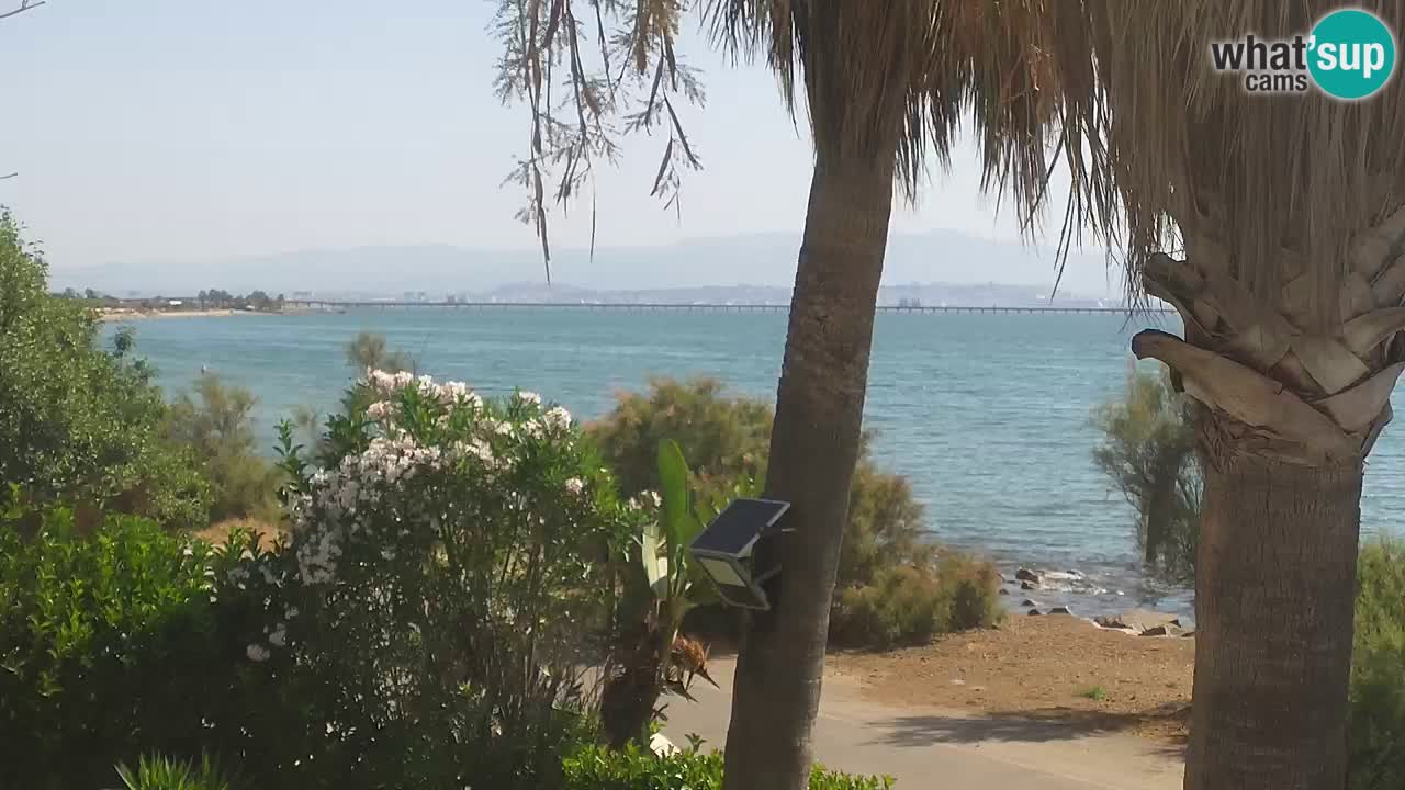 Live webcam Capoterra – La Maddalena beach – Sardinia – Italy