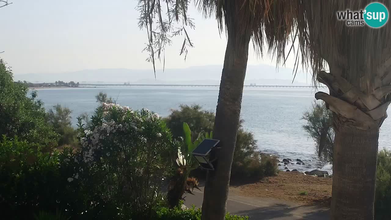 Live webcam Capoterra – La Maddalena beach – Sardinia – Italy