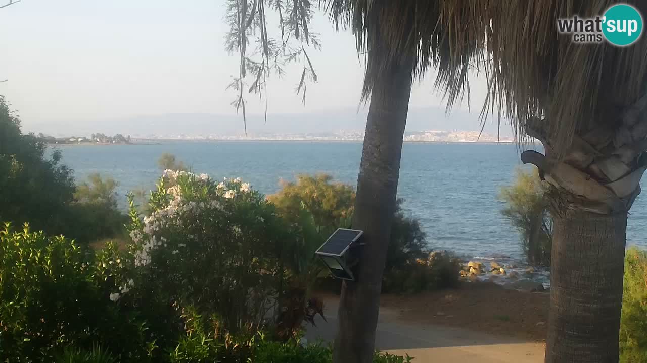 Live Webcam Capoterra – La Maddalena Strand – Sardinien – Italien