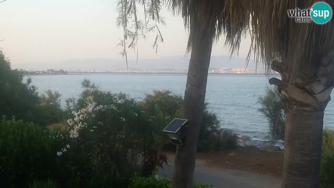 Spletna kamera v živo Capoterra – plaža La Maddalena – Sardinija – Italija
