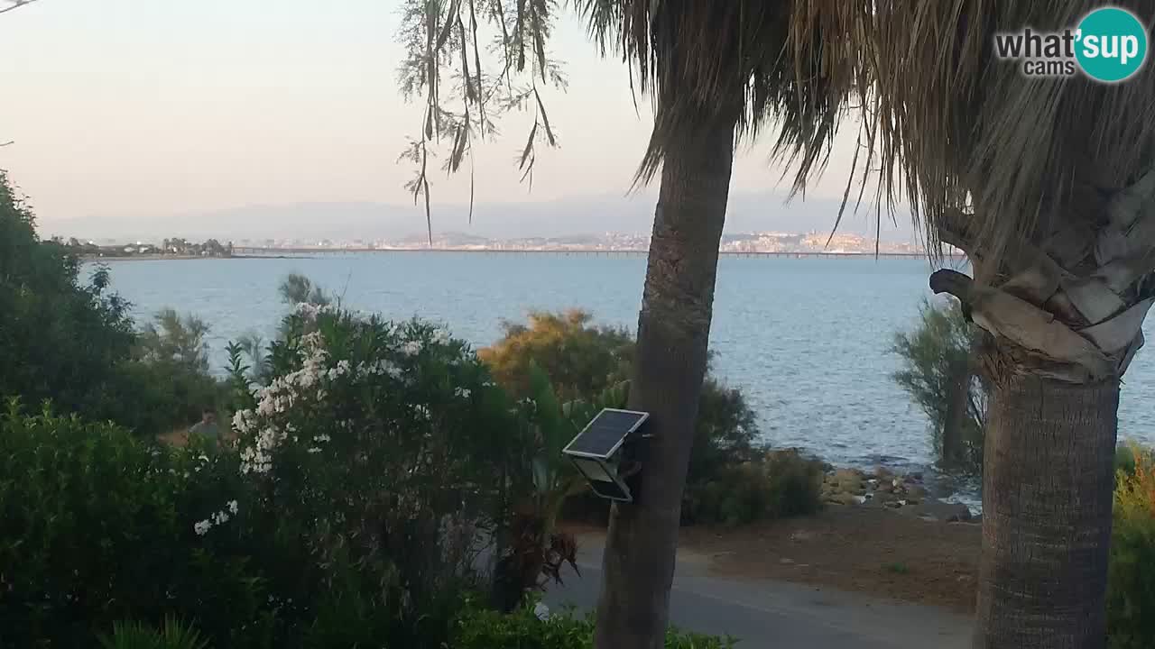 Live webcam Capoterra – La Maddalena beach – Sardinia – Italy