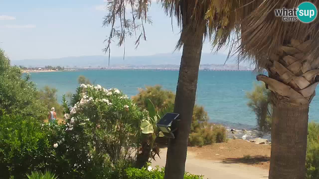 Live webcam Capoterra – La Maddalena beach – Sardinia – Italy