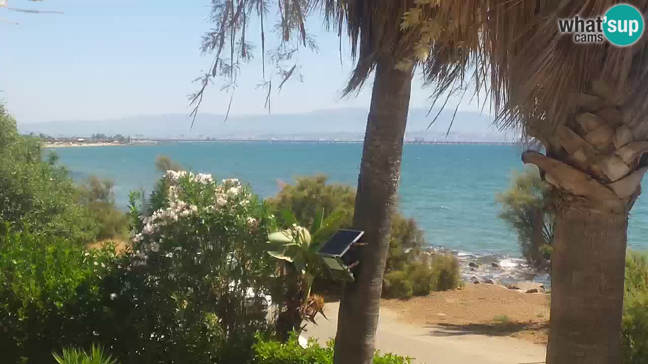 Live webcam Capoterra – La Maddalena beach – Sardinia – Italy
