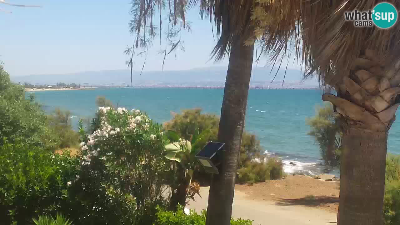Live webcam Capoterra – La Maddalena beach – Sardinia – Italy