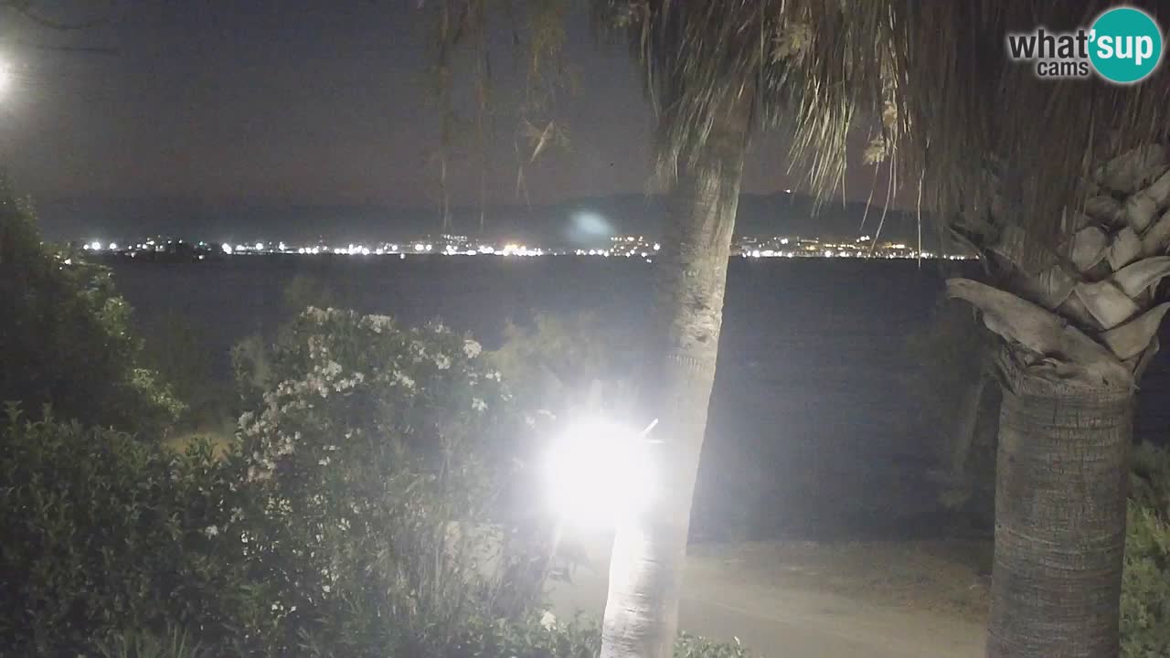 Webcam en direct Capoterra – Plage de La Maddalena – Sardaigne – Italie