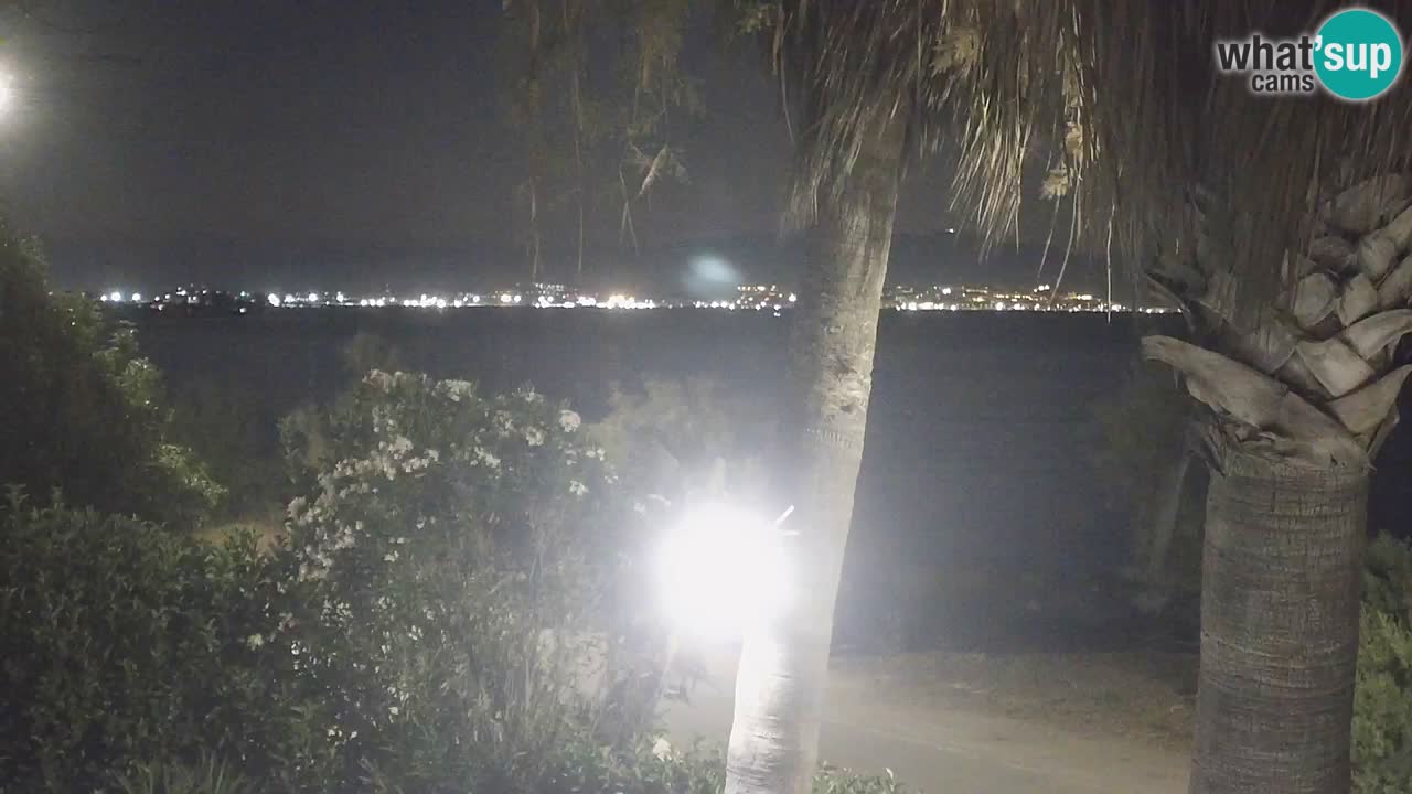 Webcam en direct Capoterra – Plage de La Maddalena – Sardaigne – Italie