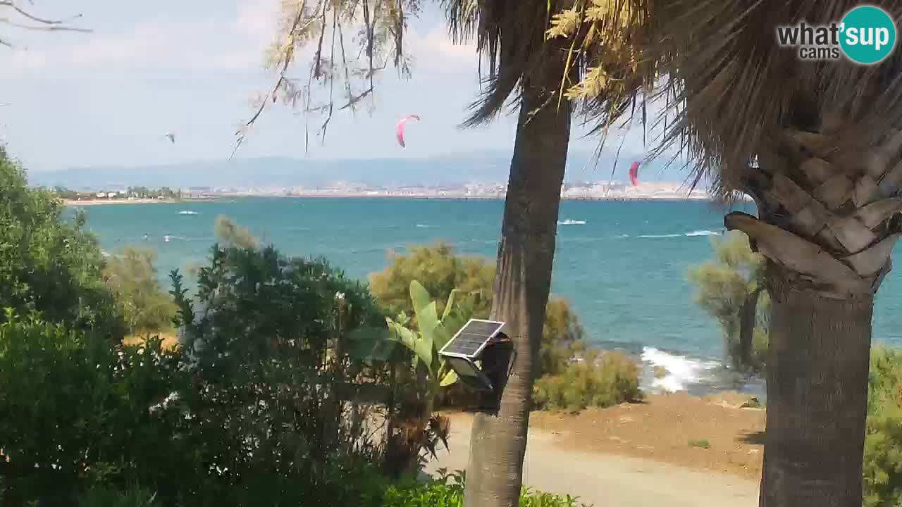 Webcam en vivo Capoterra – Playa La Maddalena – Cerdeña – Italia