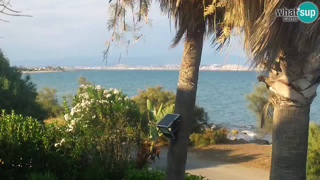 Live Webcam Capoterra – La Maddalena Strand – Sardinien – Italien