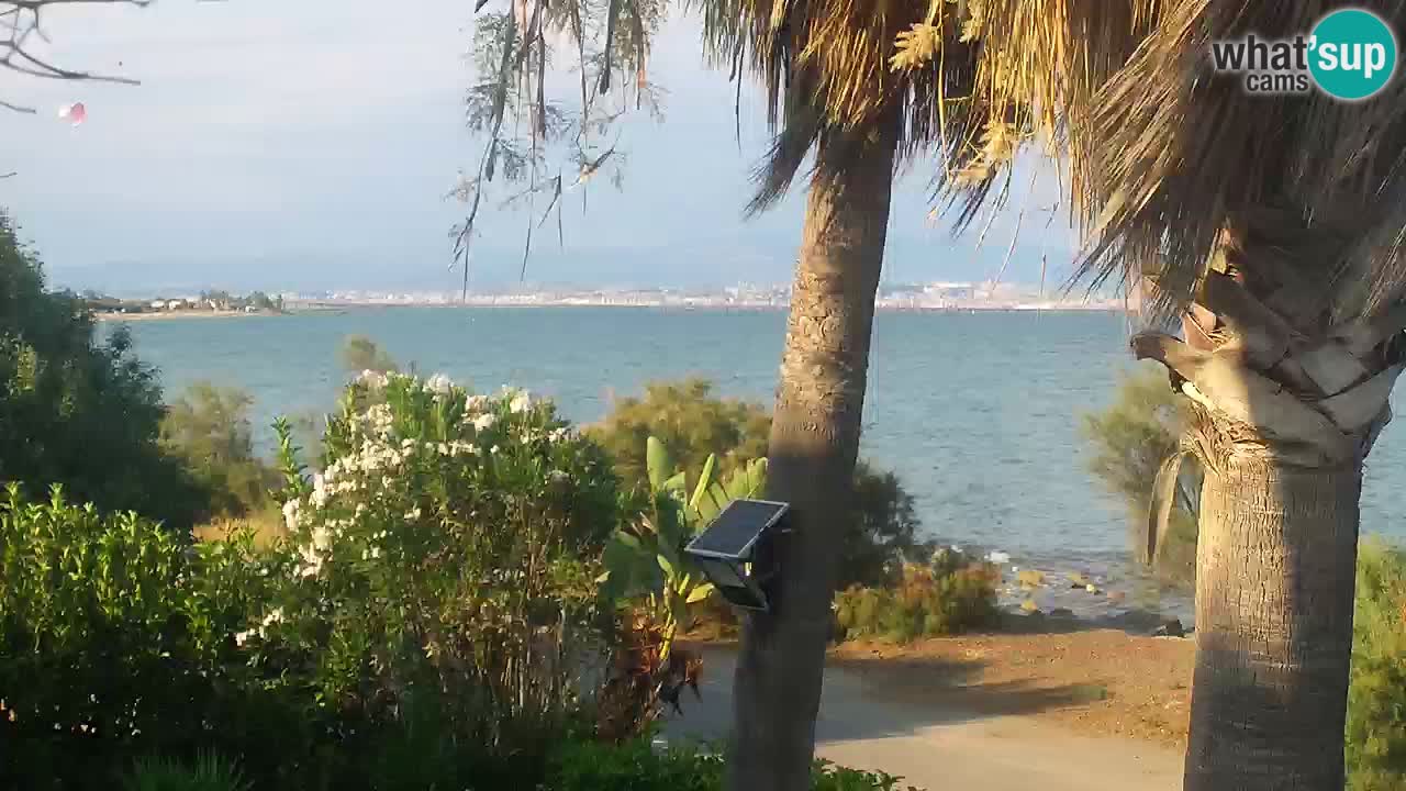Live webcam Capoterra – La Maddalena beach – Sardinia – Italy