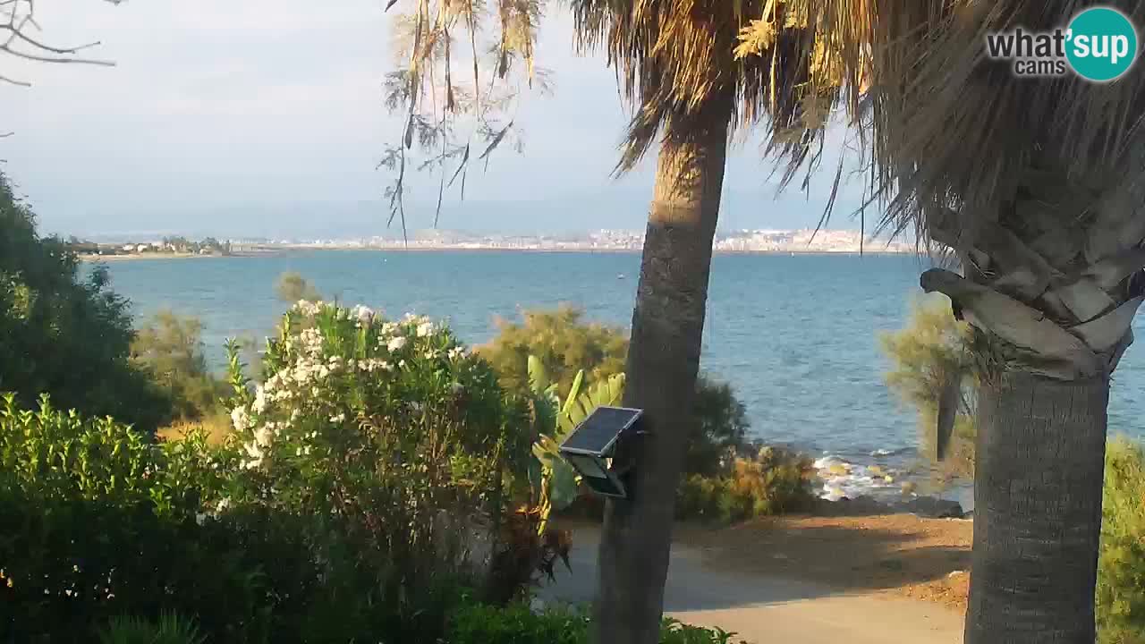 Live webcam Capoterra – La Maddalena beach – Sardinia – Italy