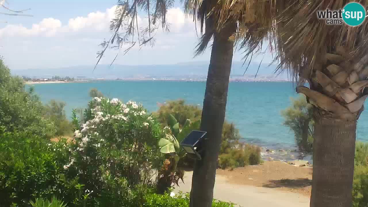 Live webcam Capoterra – La Maddalena beach – Sardinia – Italy