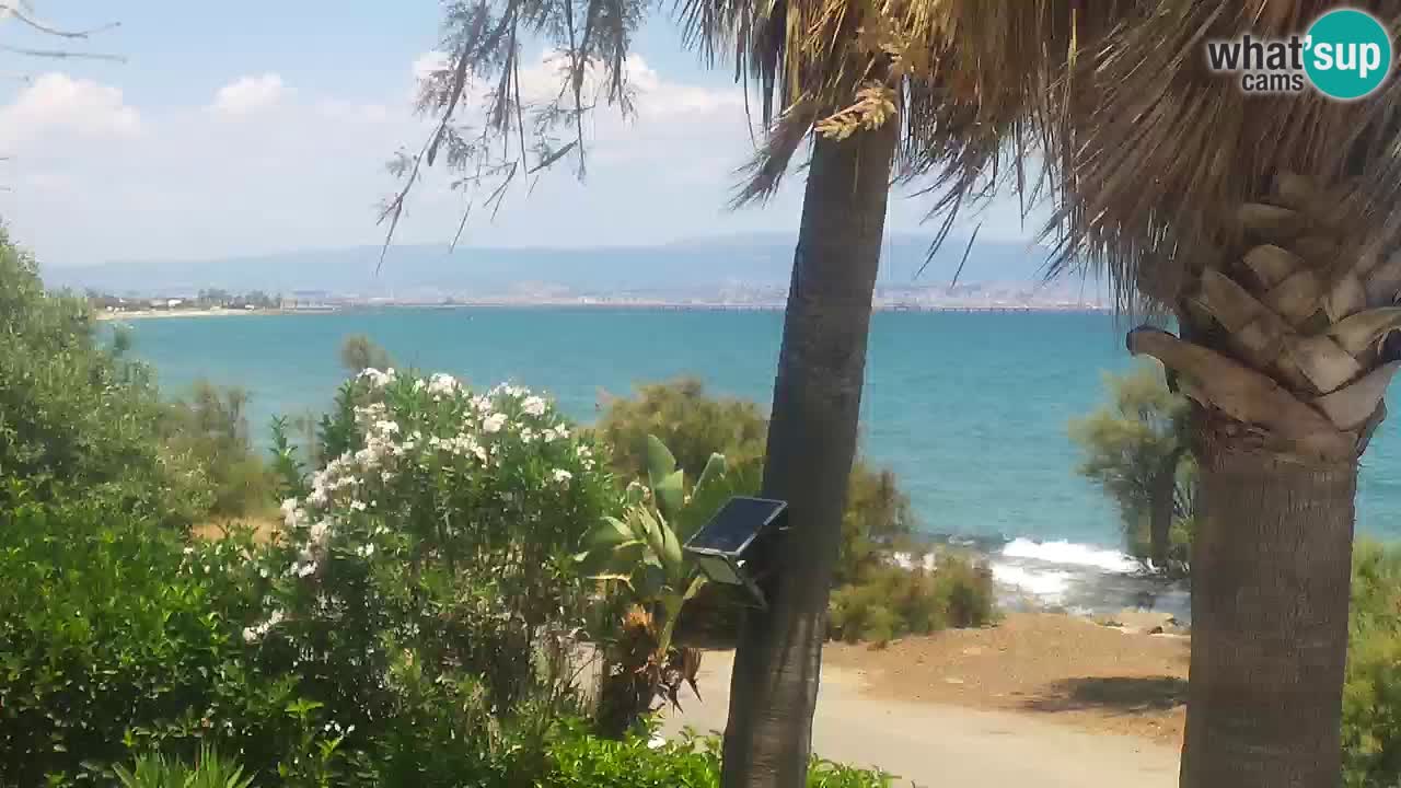 Live webcam Capoterra – Spiaggia della Maddalena – Sardegna – Italia