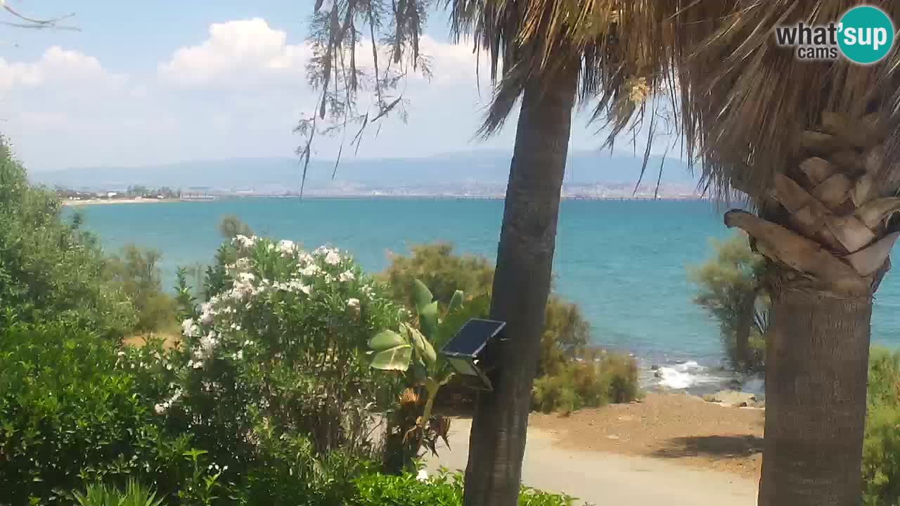 Web kamera uživo Capoterra – plaža La Maddalena – Sardinija – Italija