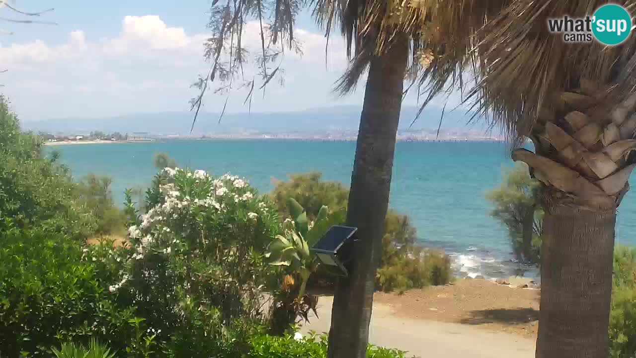Web kamera uživo Capoterra – plaža La Maddalena – Sardinija – Italija