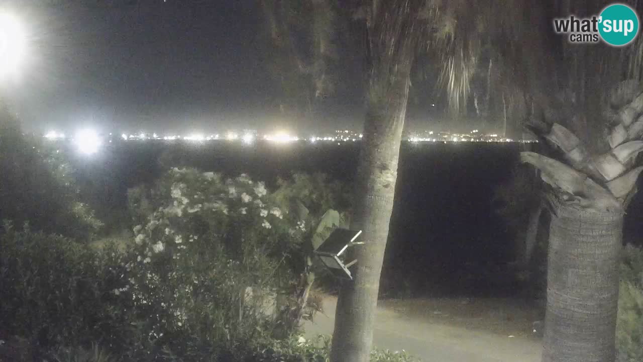 Webcam en vivo Capoterra – Playa La Maddalena – Cerdeña – Italia