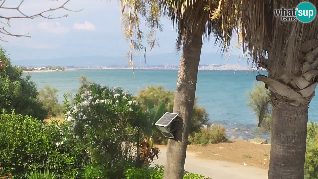 Webcam en vivo Capoterra – Playa La Maddalena – Cerdeña – Italia