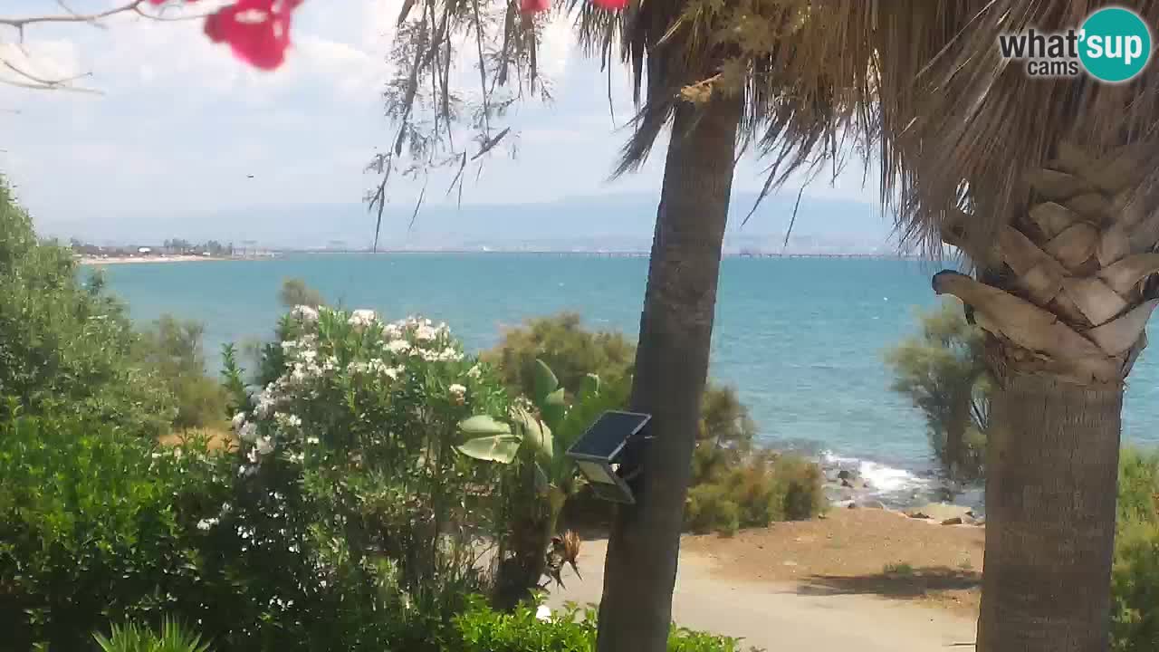 Live webcam Capoterra – La Maddalena beach – Sardinia – Italy