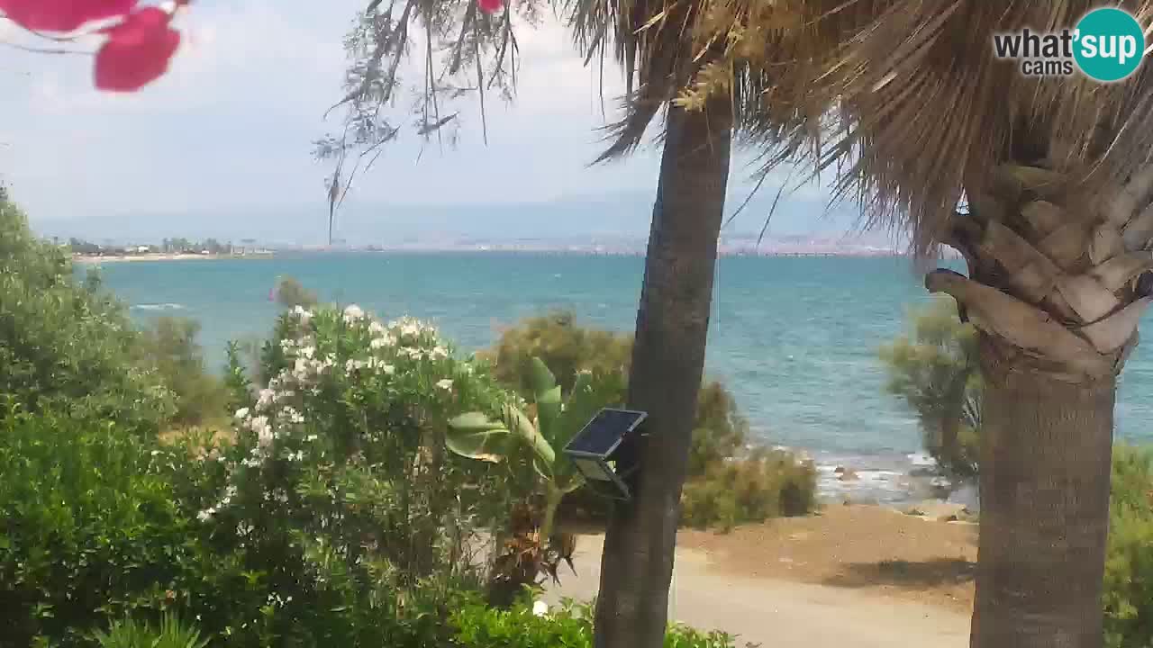 Spletna kamera v živo Capoterra – plaža La Maddalena – Sardinija – Italija