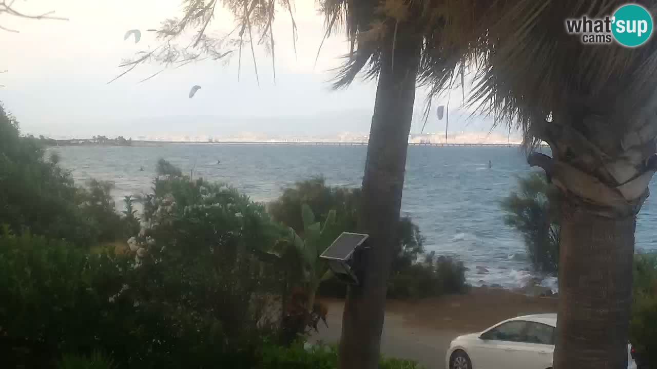 Live webcam Capoterra – Spiaggia della Maddalena – Sardegna – Italia