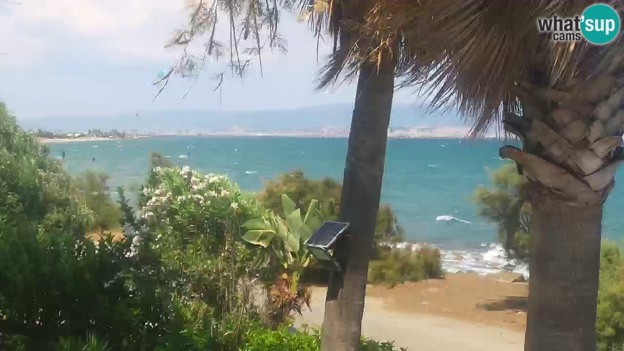Webcam en vivo Capoterra – Playa La Maddalena – Cerdeña – Italia