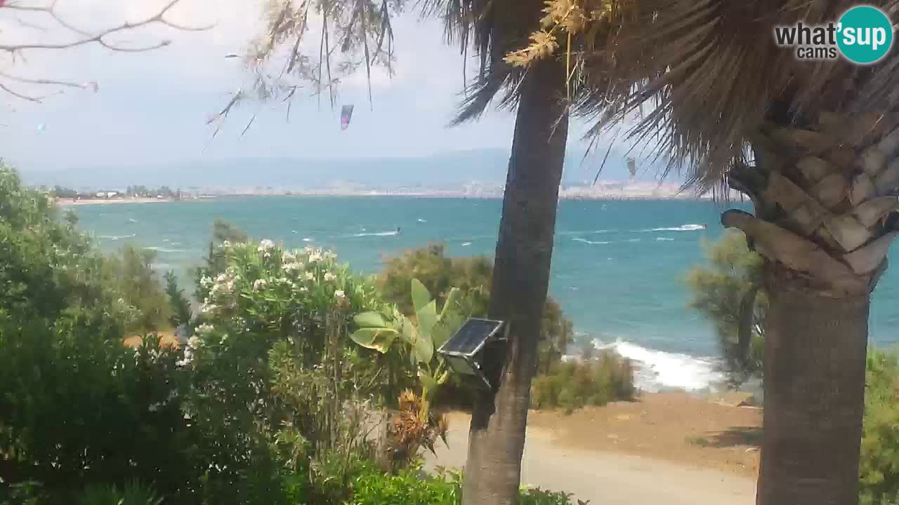 Live Webcam Capoterra – La Maddalena Strand – Sardinien – Italien