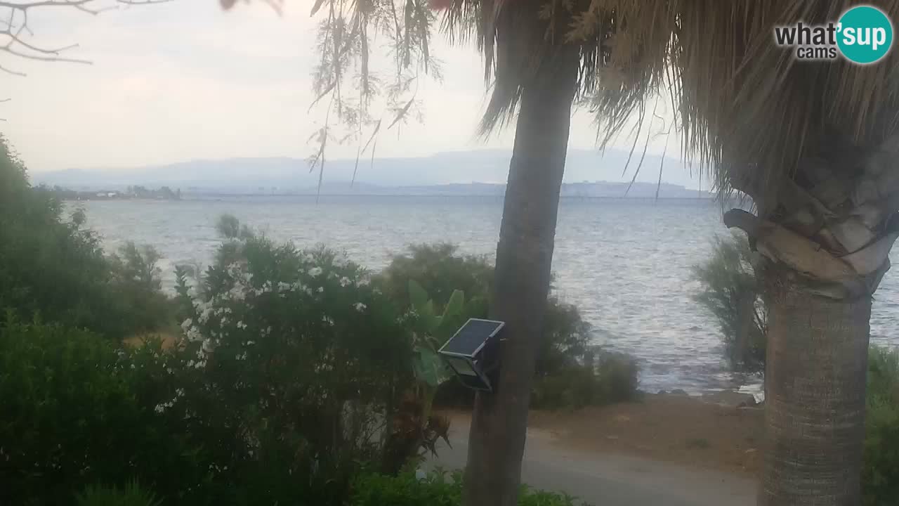 Web kamera uživo Capoterra – plaža La Maddalena – Sardinija – Italija