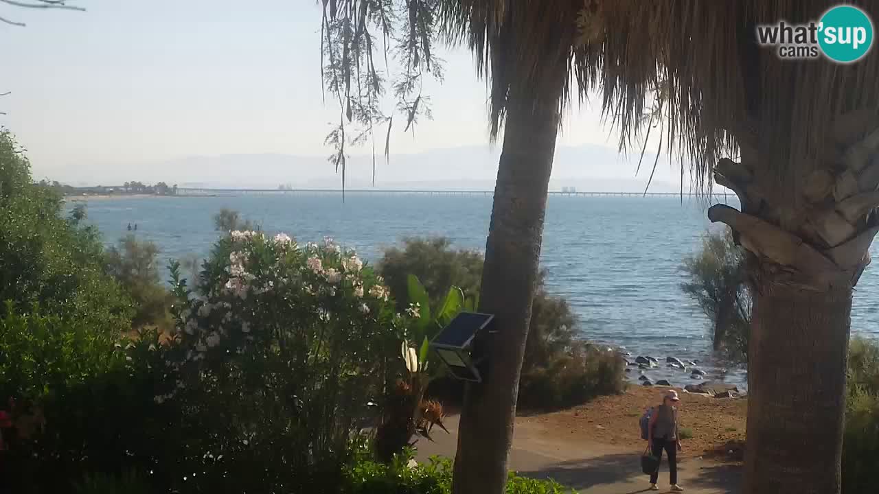 Live webcam Capoterra – La Maddalena beach – Sardinia – Italy