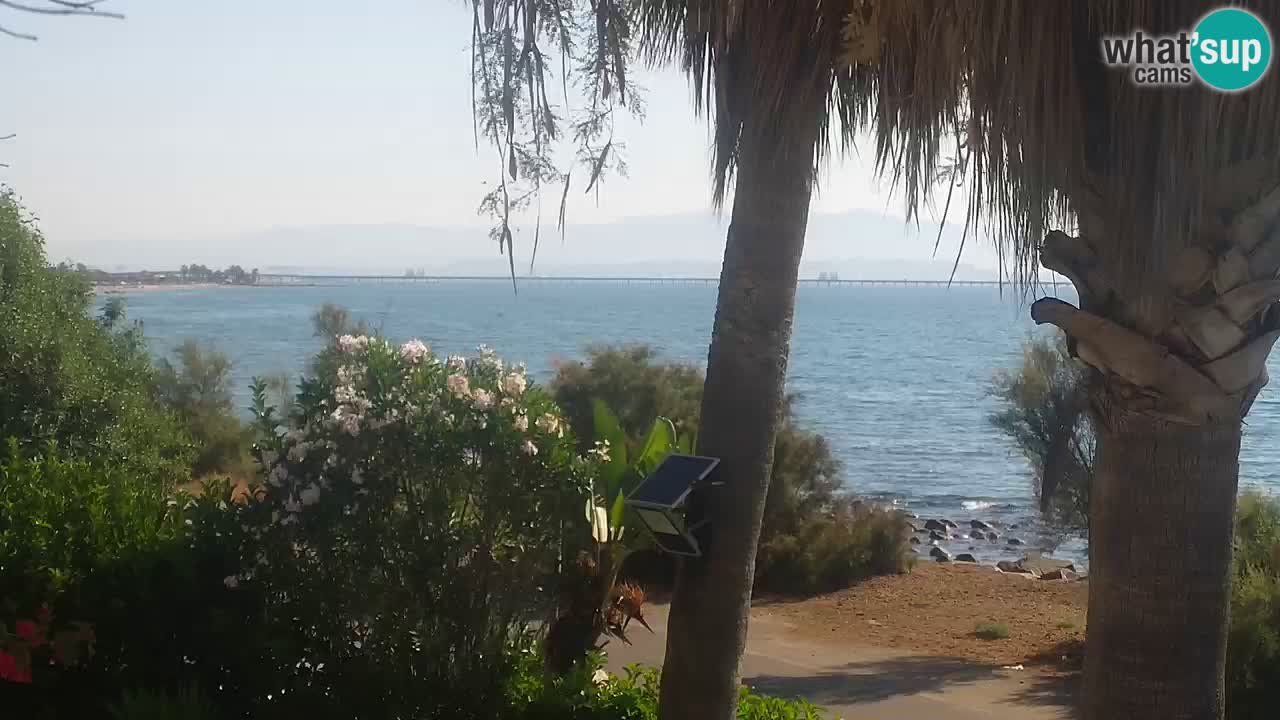 Live webcam Capoterra – La Maddalena beach – Sardinia – Italy