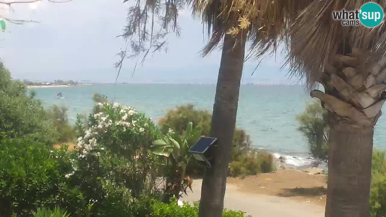 Webcam en vivo Capoterra – Playa La Maddalena – Cerdeña – Italia