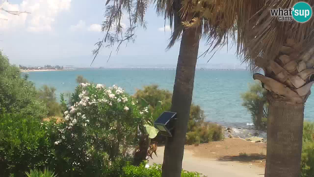 Live Webcam Capoterra – La Maddalena Strand – Sardinien – Italien