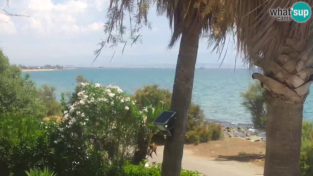 Live webcam Capoterra – La Maddalena beach – Sardinia – Italy