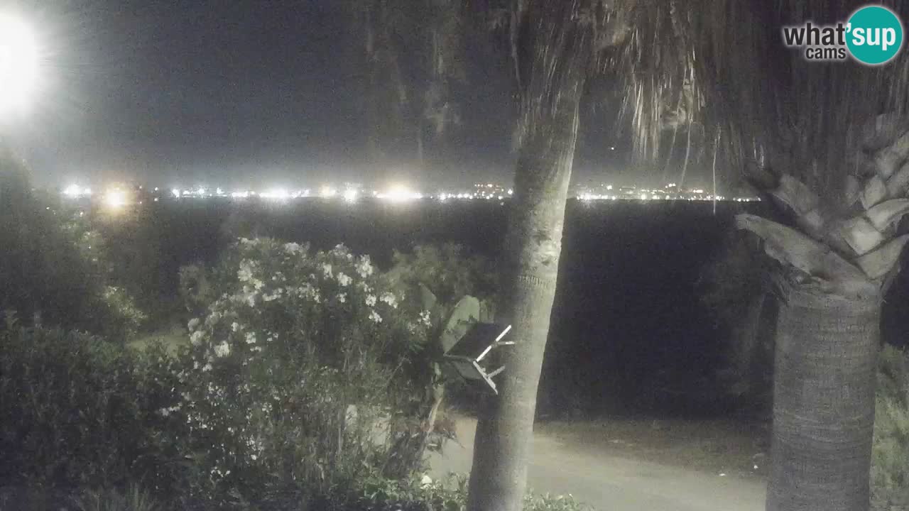 Webcam en vivo Capoterra – Playa La Maddalena – Cerdeña – Italia