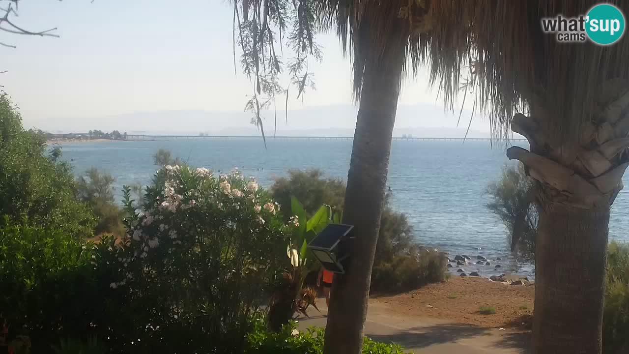 Webcam en vivo Capoterra – Playa La Maddalena – Cerdeña – Italia