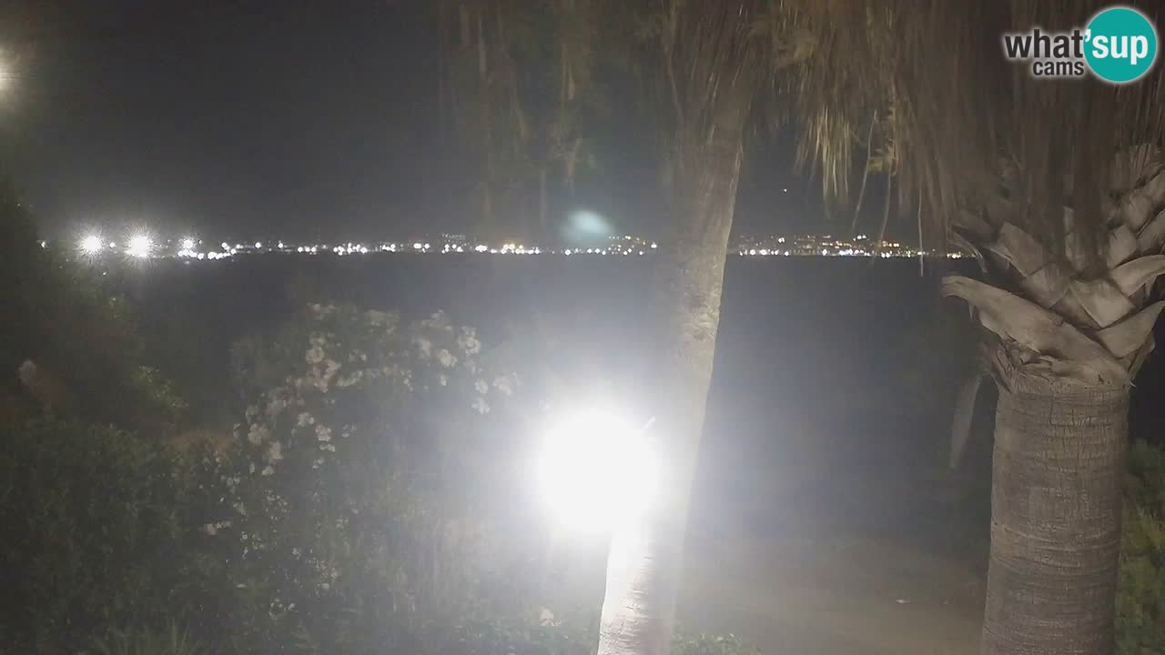 Webcam en direct Capoterra – Plage de La Maddalena – Sardaigne – Italie