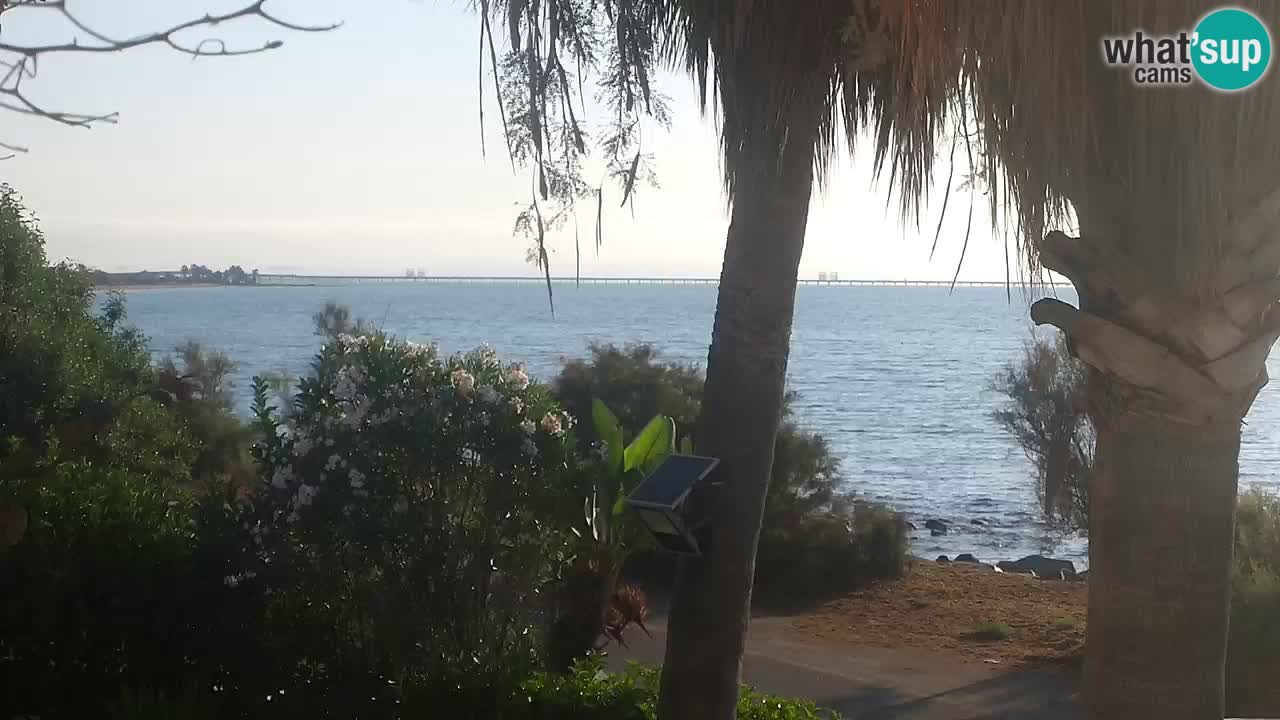 Webcam en vivo Capoterra – Playa La Maddalena – Cerdeña – Italia