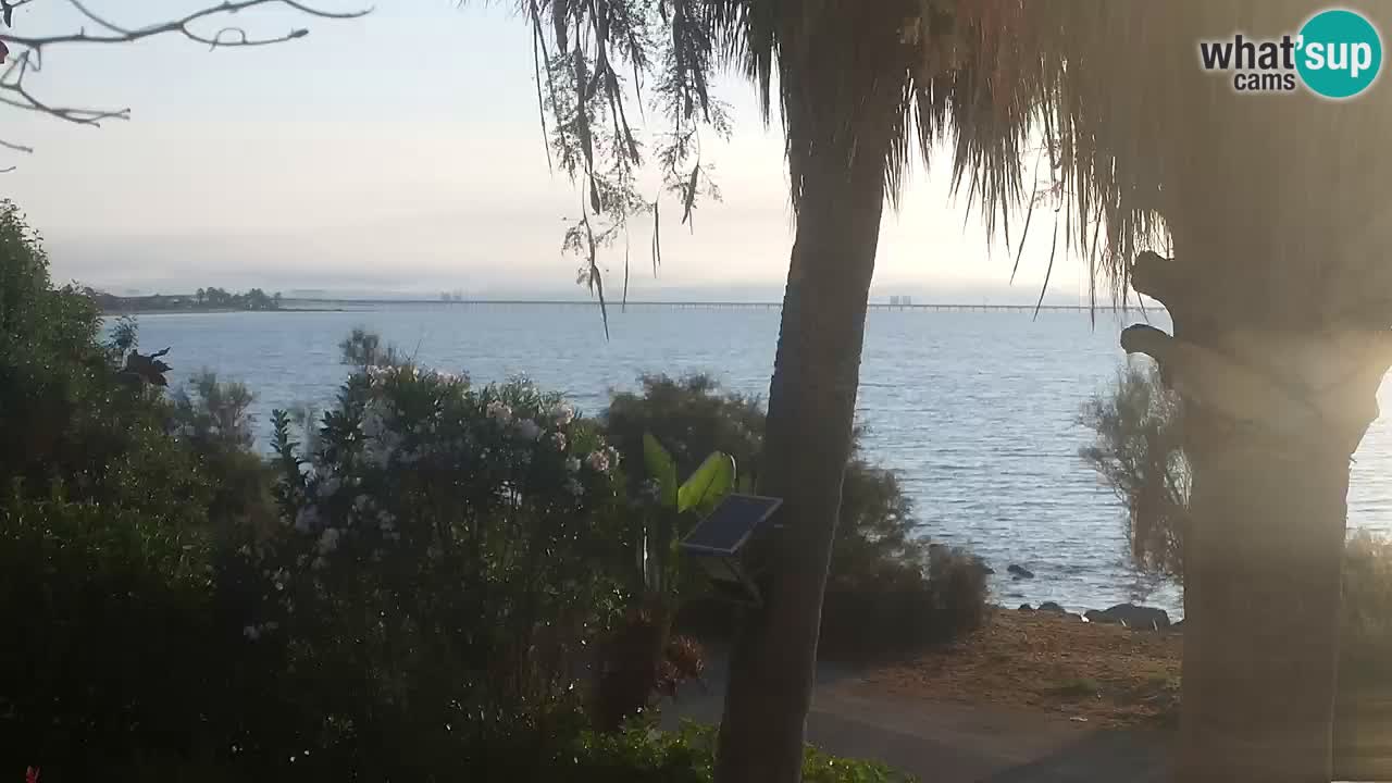 Webcam en direct Capoterra – Plage de La Maddalena – Sardaigne – Italie