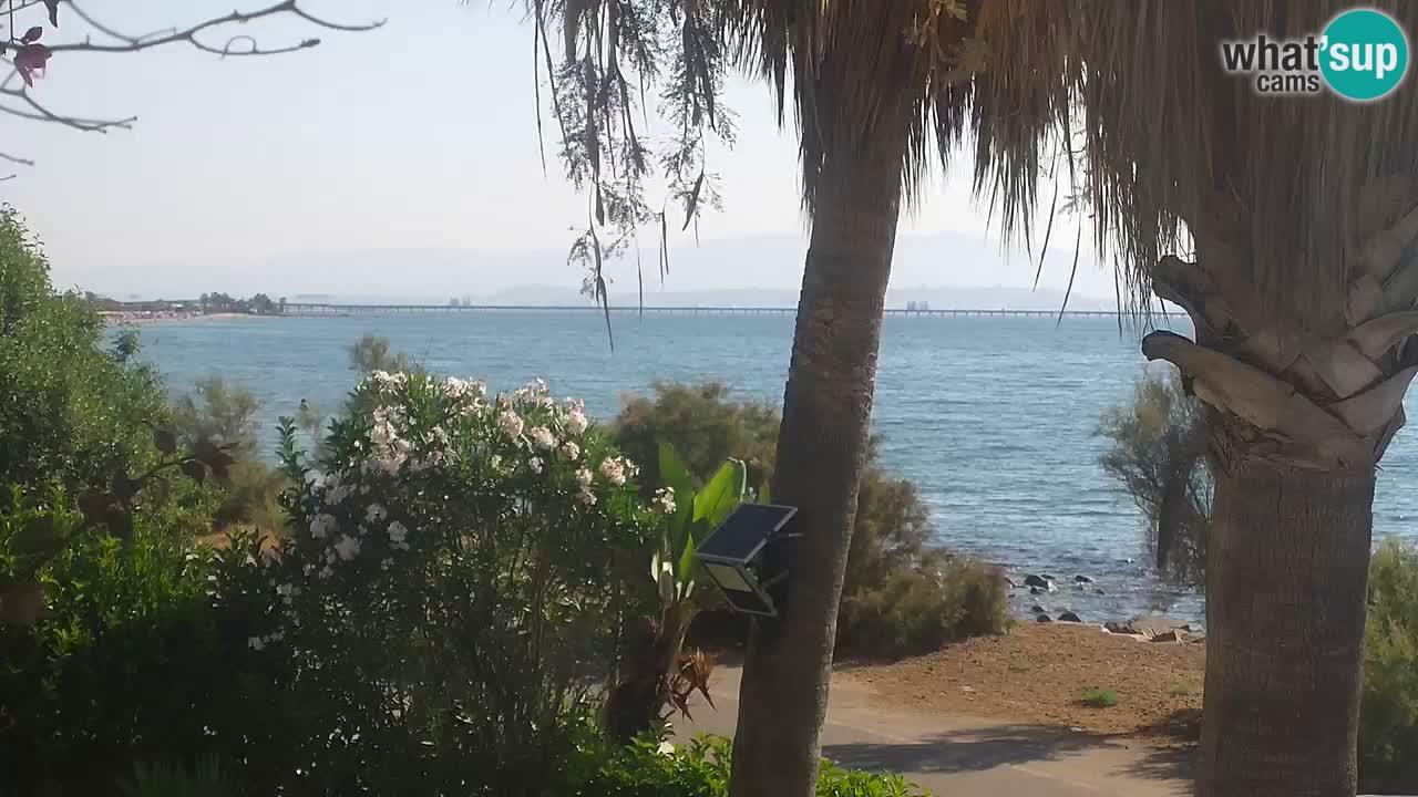 Live webcam Capoterra – La Maddalena beach – Sardinia – Italy