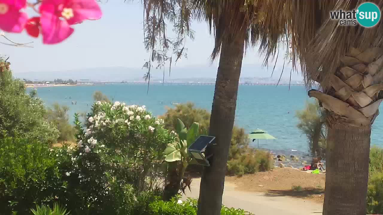 Live webcam Capoterra – La Maddalena beach – Sardinia – Italy