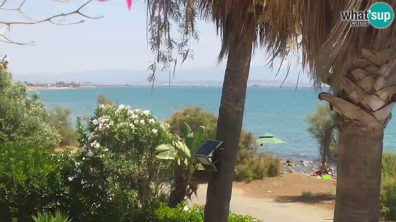 Webcam en vivo Capoterra – Playa La Maddalena – Cerdeña – Italia