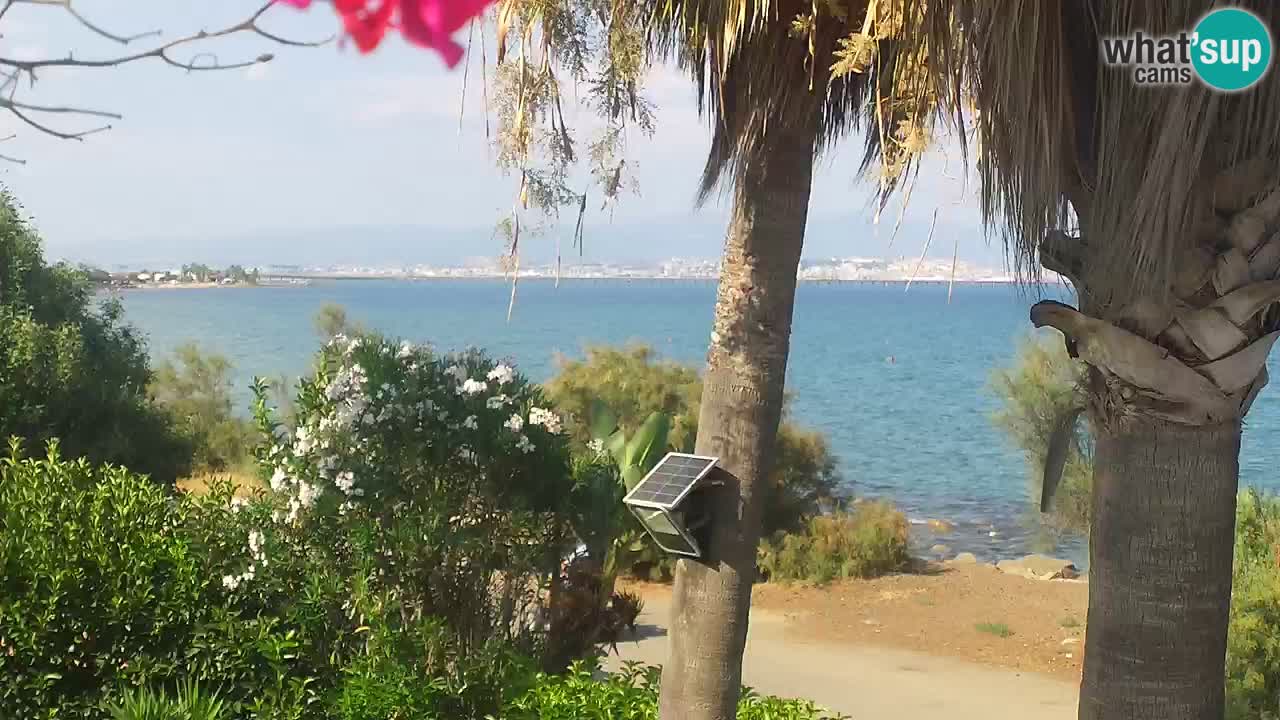 Live webcam Capoterra – La Maddalena beach – Sardinia – Italy