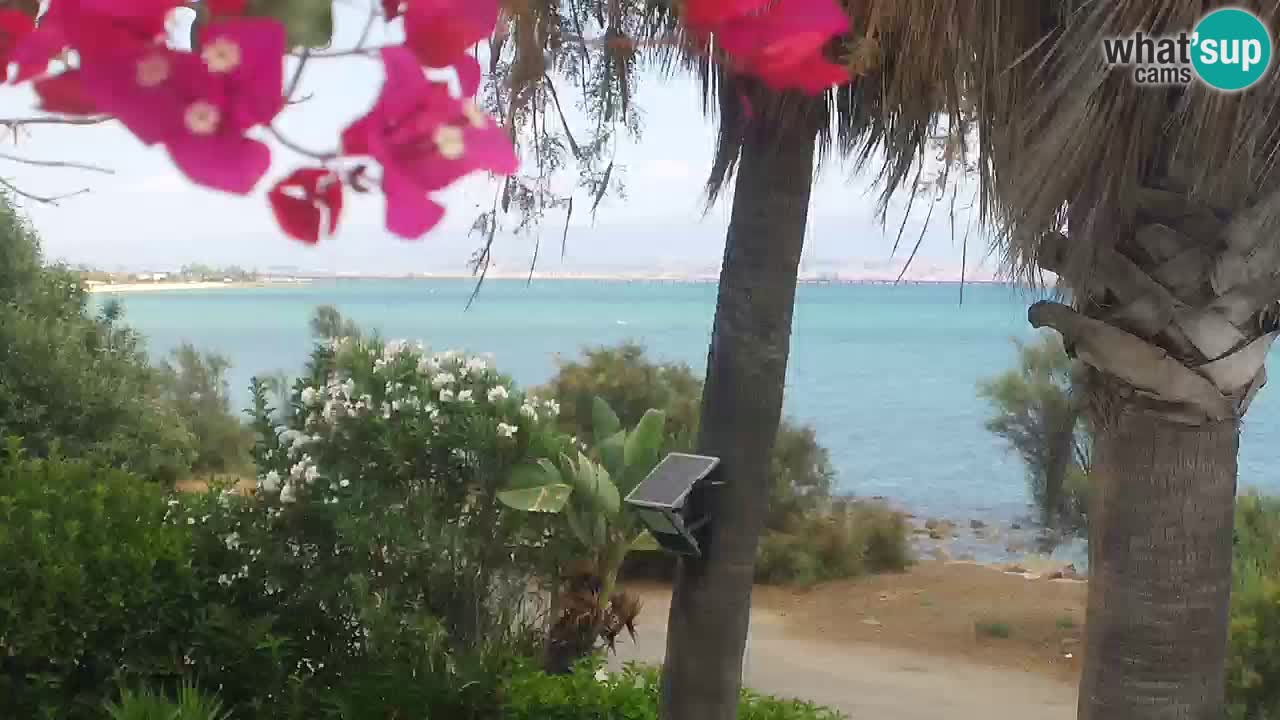 Live Webcam Capoterra – La Maddalena Strand – Sardinien – Italien