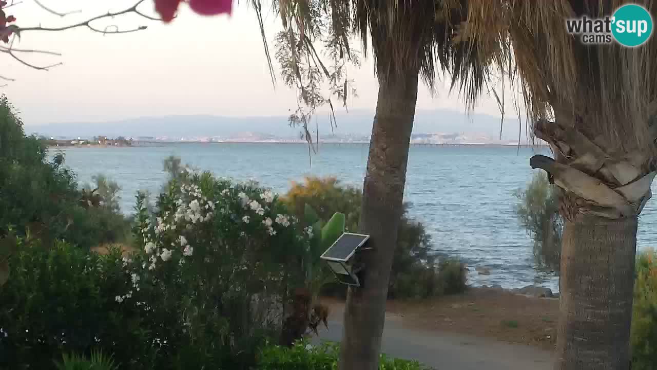 Web kamera uživo Capoterra – plaža La Maddalena – Sardinija – Italija